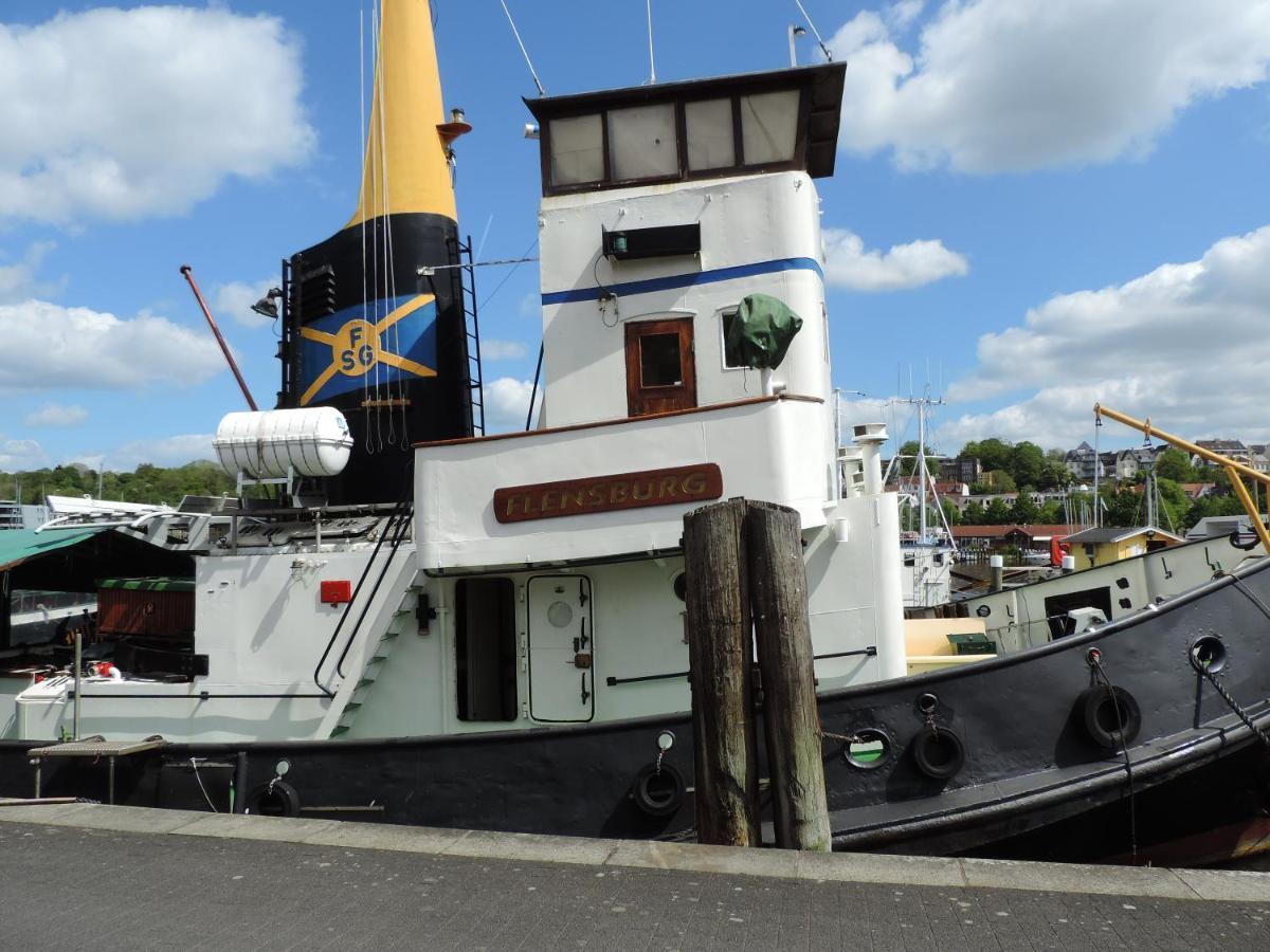 Apartamento Kapitainskoje Direkt Am Hafen Flensburgs Exterior foto
