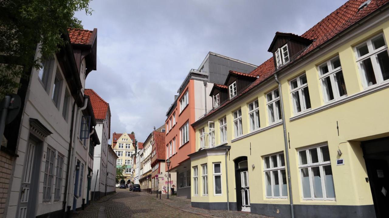 Apartamento Kapitainskoje Direkt Am Hafen Flensburgs Exterior foto